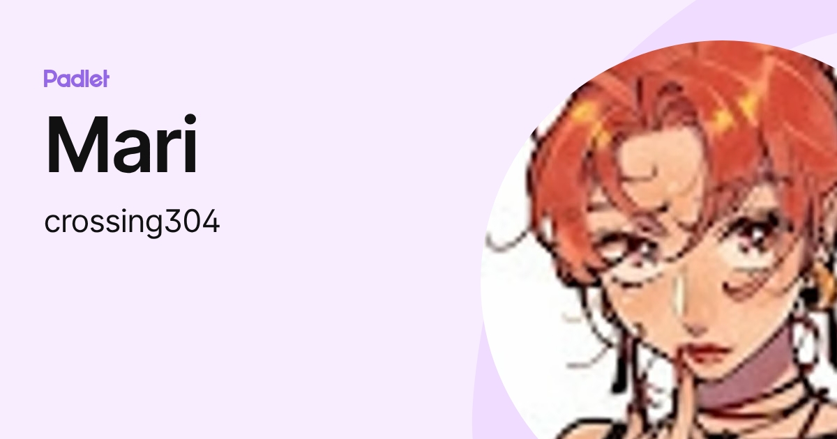 Mari (crossing304) profile | Padlet