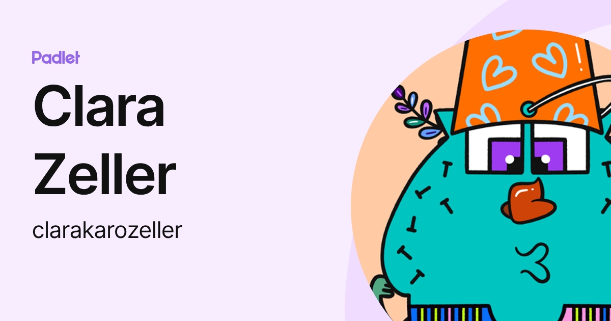 Clara Zeller (clarakarozeller) profile | Padlet