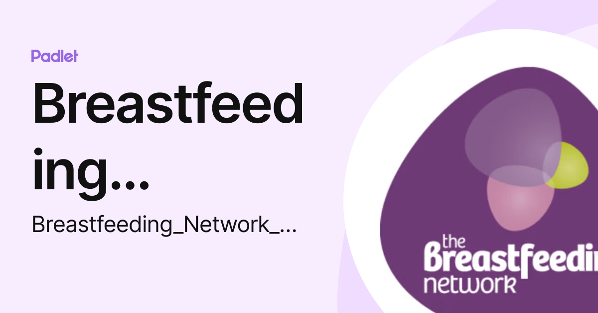 Breastfeeding Network Derbyshire
