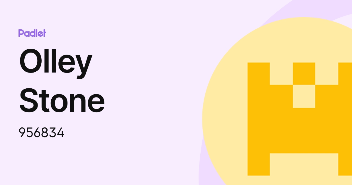 Olley Stone (956834) profile | Padlet