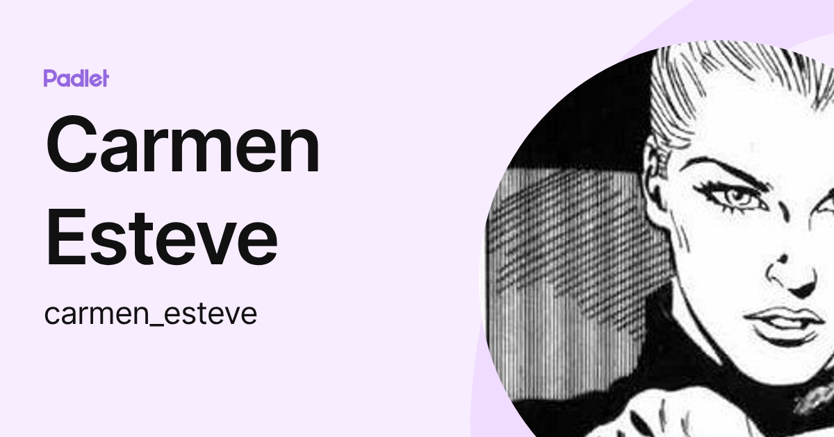 Carmen Esteve (carmen_esteve) profile | Padlet
