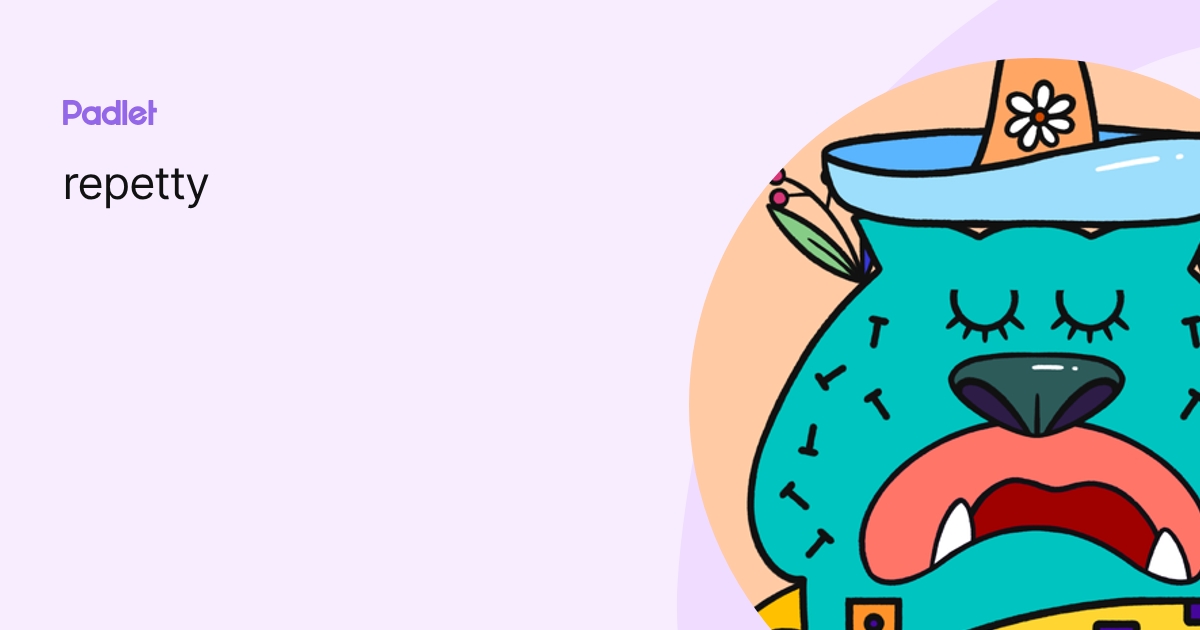 repetty profile | Padlet