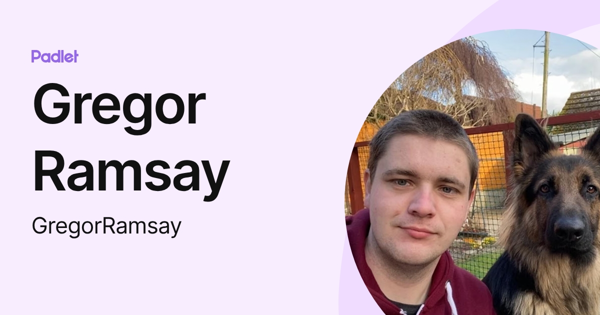 Gregor Ramsay (GregorRamsay) profile | Padlet
