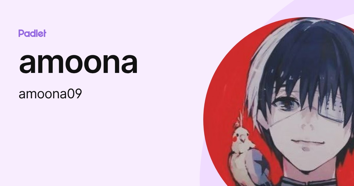 amoona (amoona09) profile | Padlet