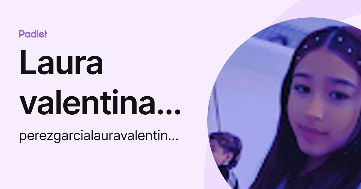 Laura valentina Perez garcia (perezgarcialauravalentina990) profile ...