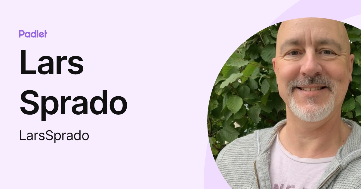 Lars Sprado (LarsSprado) profile | Padlet