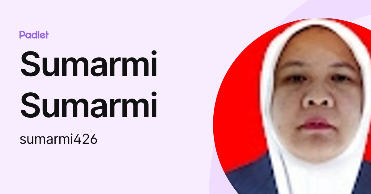 Sumarmi Sumarmi (sumarmi426) profile | Padlet