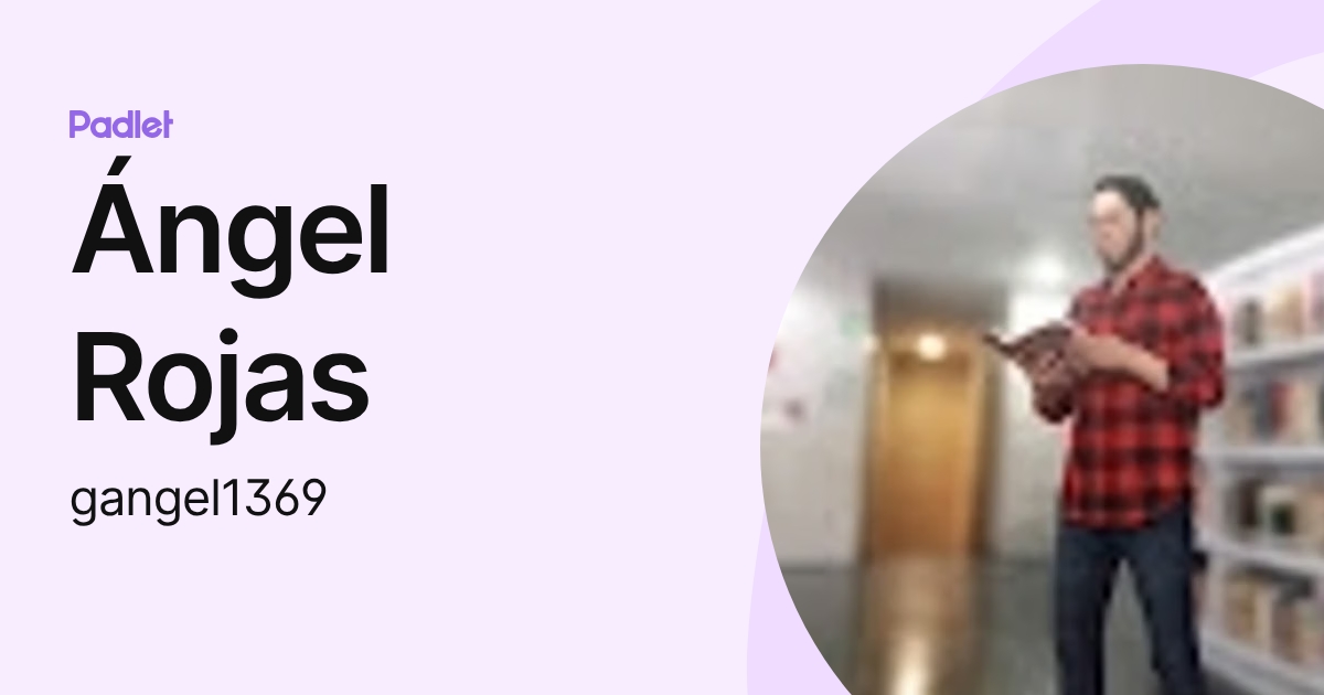 Ángel Rojas (gangel1369) profile | Padlet