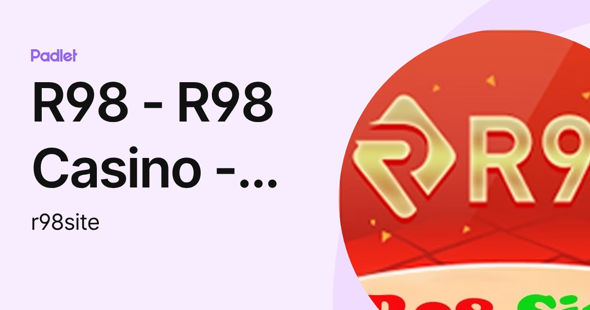 R98 Sign R98 - R98 Casino - Link vào nhà cái R98 mới nhất 2022 (r98site) profile ...