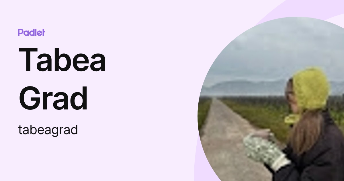 Tabea Grad (tabeagrad) profile | Padlet