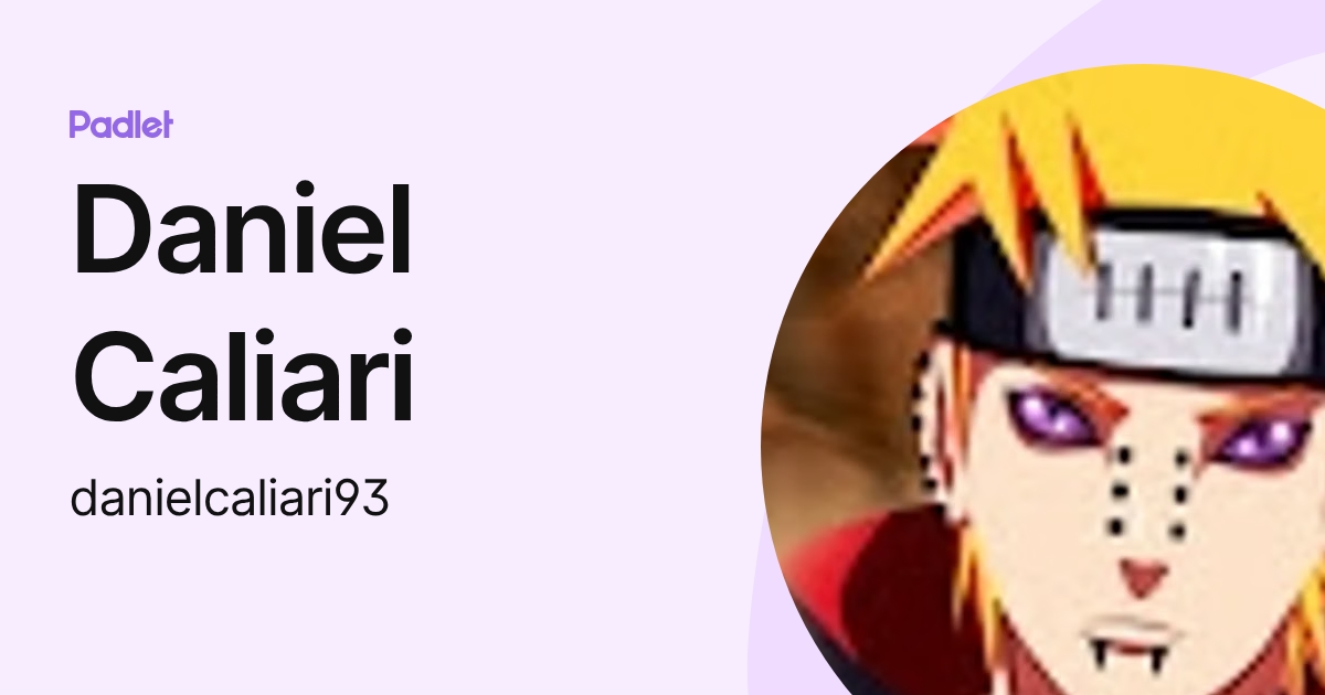 Daniel Caliari (danielcaliari93) profile | Padlet