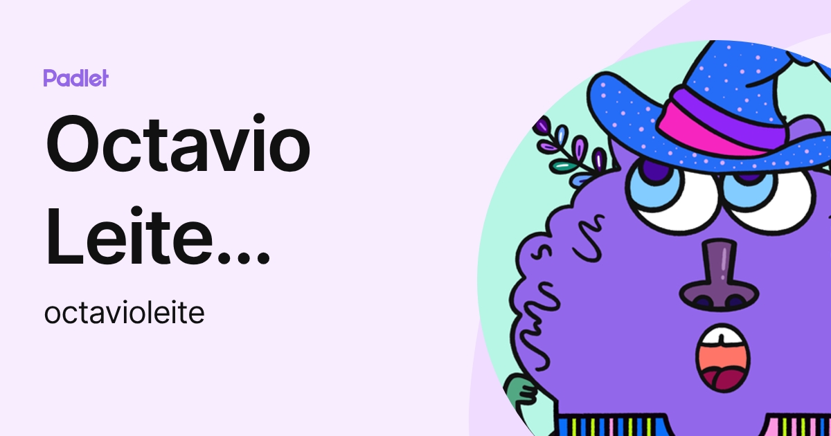 Octavio Leite 74184 - Aluno MULTIVIX (octavioleite) profile | Padlet