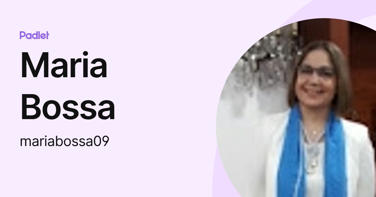 Maria Bossa (mariabossa09) perfil | Padlet