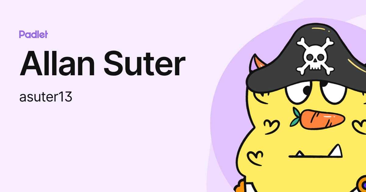 Allan Suter (asuter13) profile | Padlet