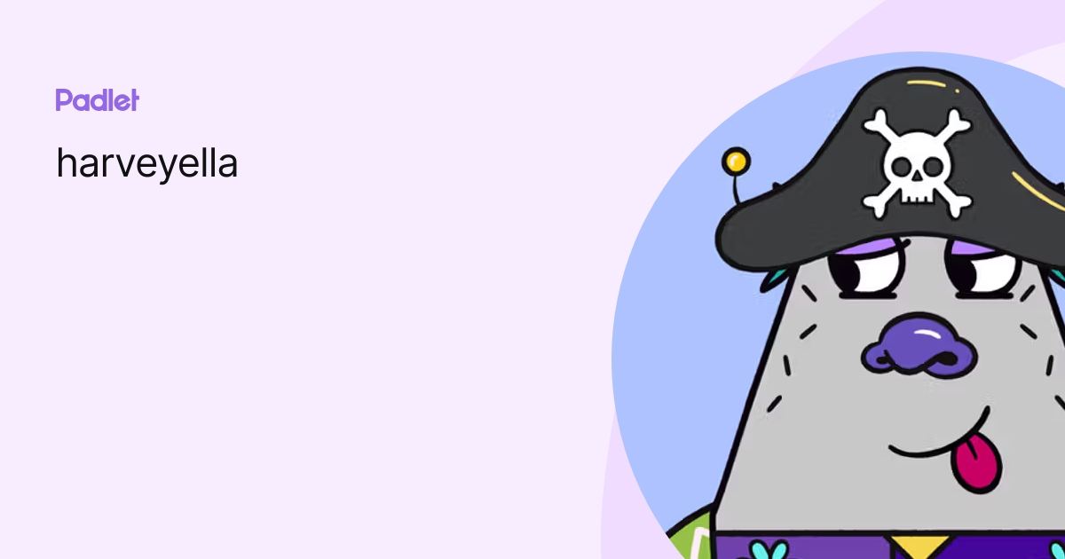 Harveyella Profile Padlet