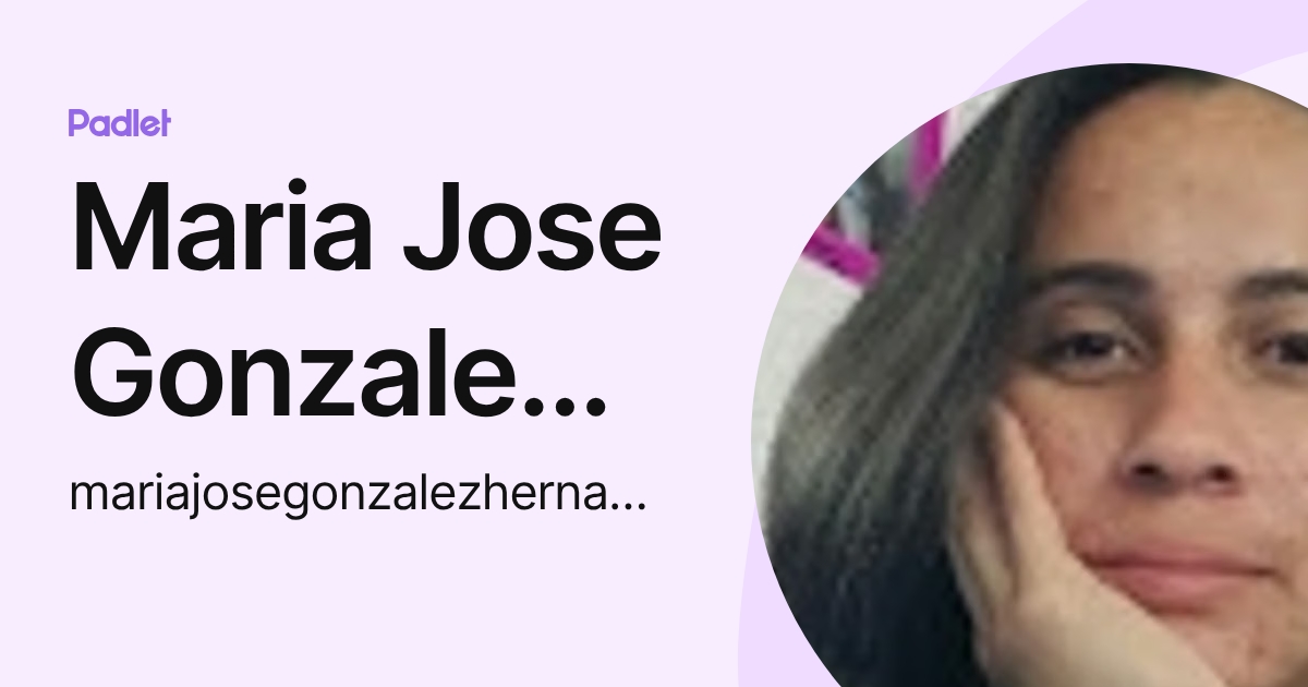 Maria Jose Gonzalez Hernandez (mariajosegonzalezhernandez777) profile ...