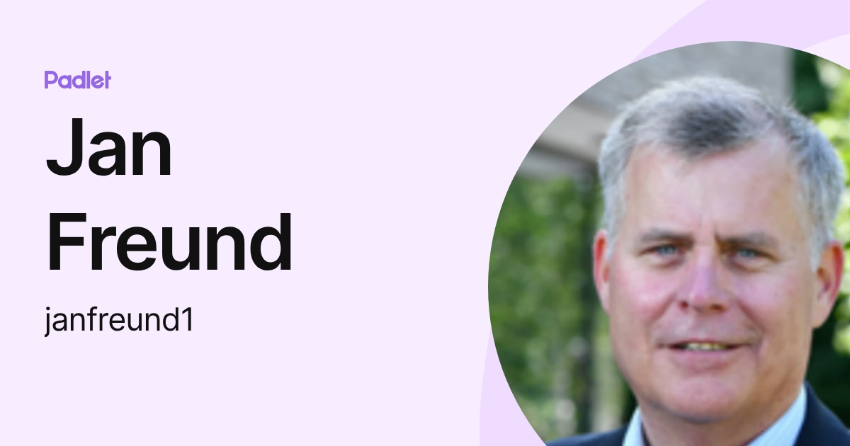 Jan Freund (janfreund1) profile | Padlet