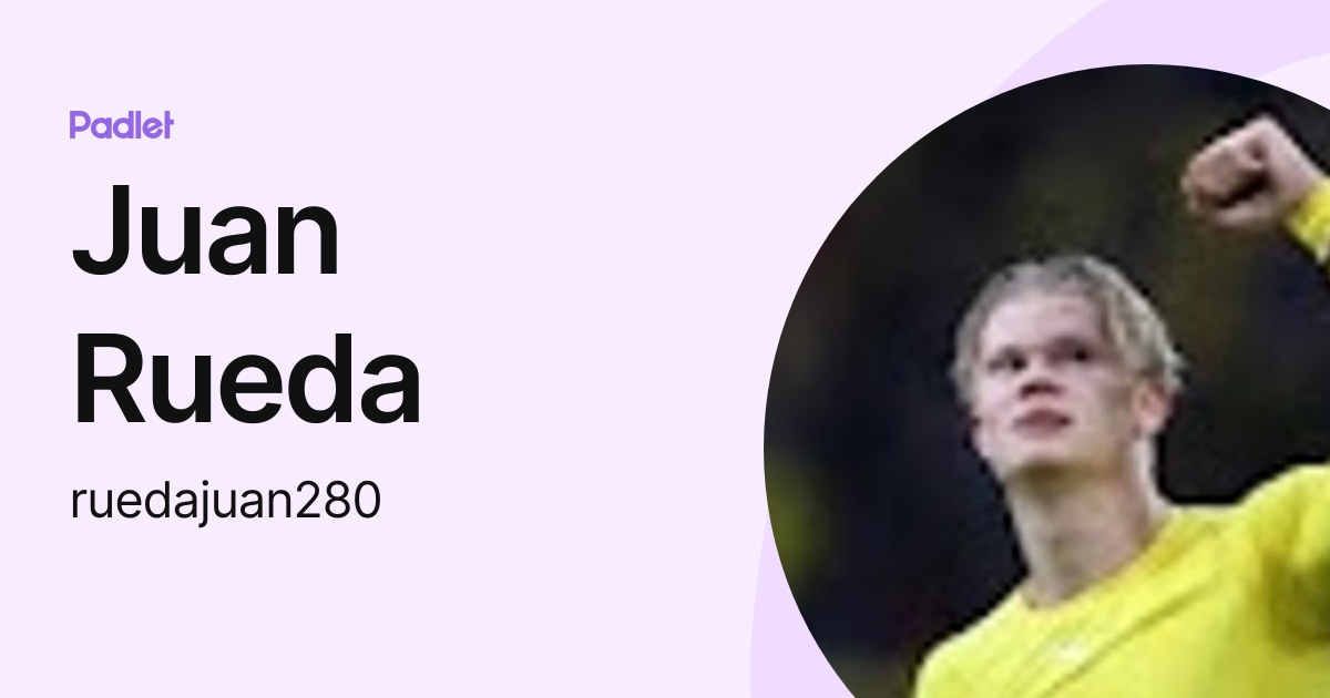Juan Rueda (ruedajuan280) profile | Padlet