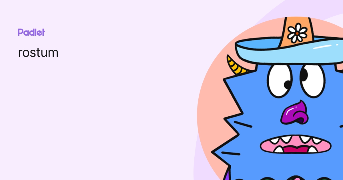 rostum profile | Padlet