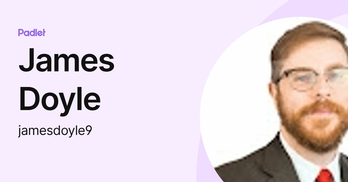 James Doyle (jamesdoyle9) profile | Padlet