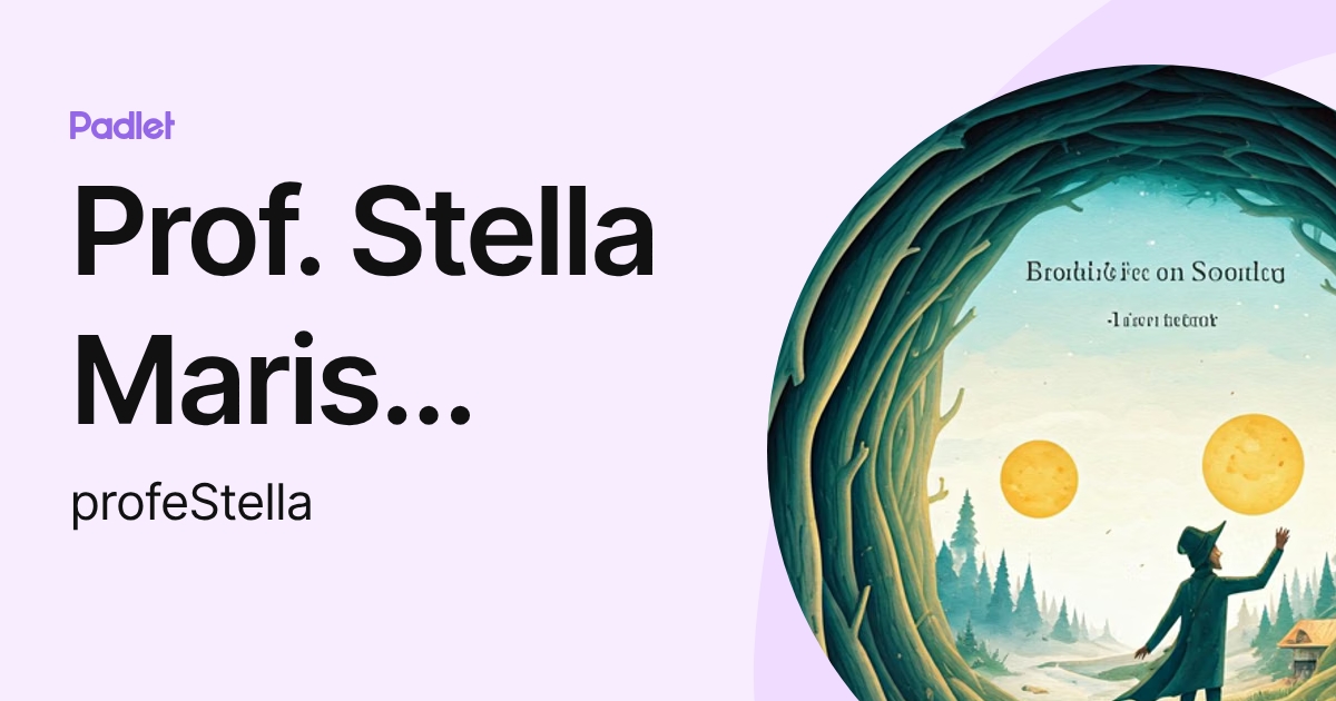 Prof. Stella Maris Tassara (profeStella) profile | Padlet