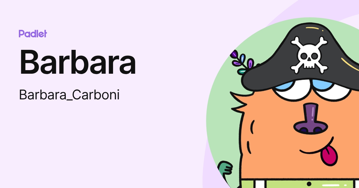 Barbara (Barbara_Carboni) profile | Padlet