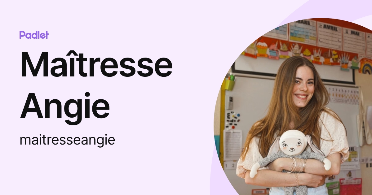 Maîtresse Angie (maitresseangie) profile | Padlet