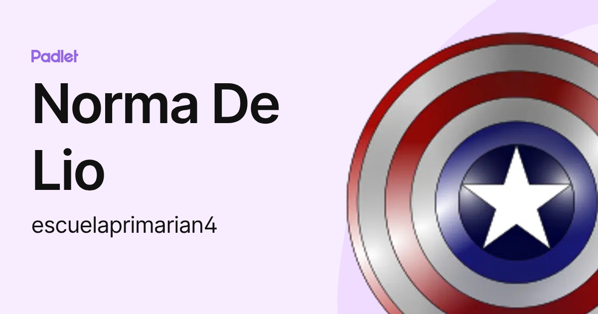 Norma De Lio (escuelaprimarian4) profile | Padlet