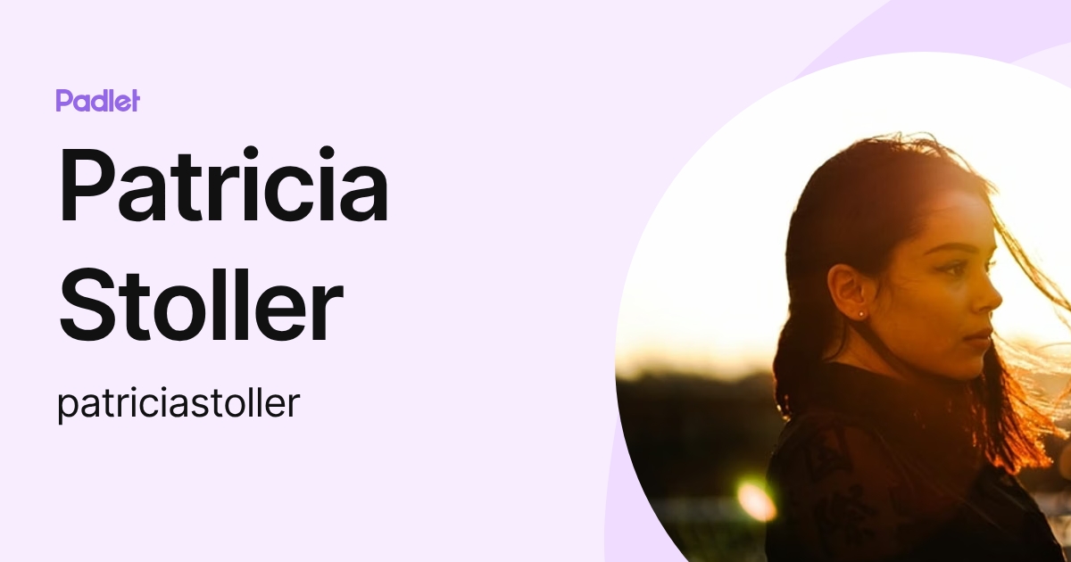 Patricia Stoller (patriciastoller) profile | Padlet