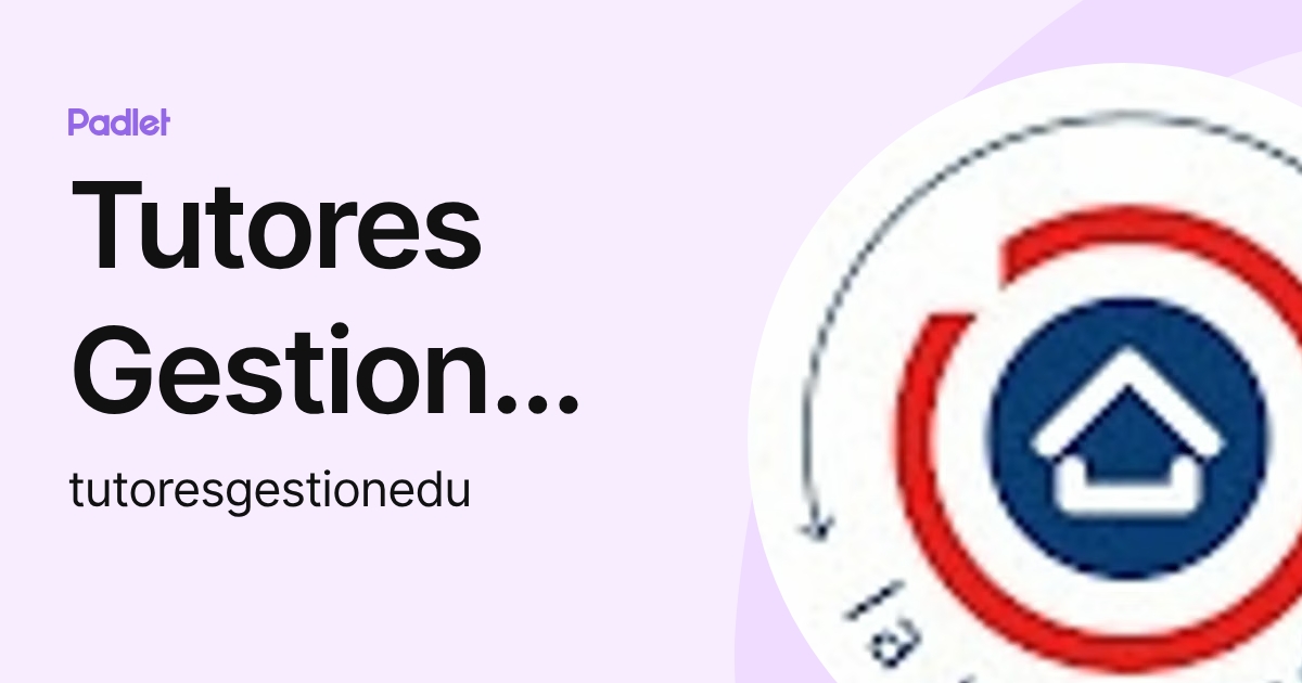 Tutores Gestion Educativa - IPACH UNVM (tutoresgestionedu) profile | Padlet