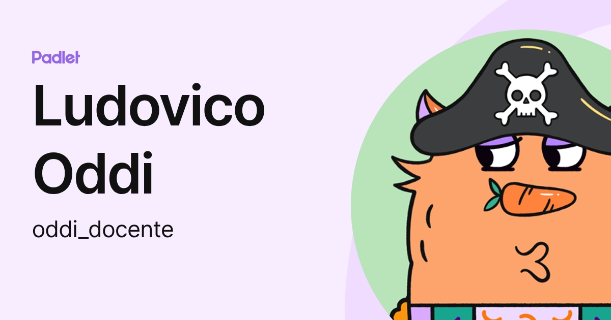 Ludovico Oddi (oddi_docente) profile | Padlet