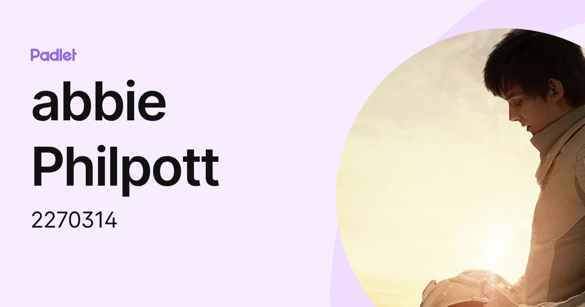 abbie Philpott (2270314) profile | Padlet