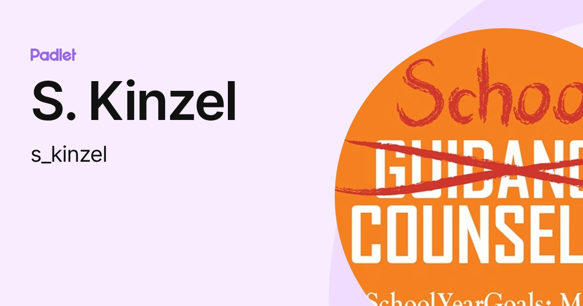 S. Kinzel (s_kinzel) profile | Padlet