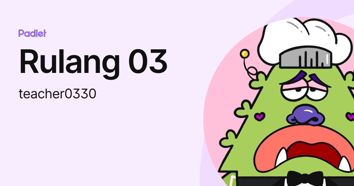 Mr Ho (teacher0330) profile | Padlet