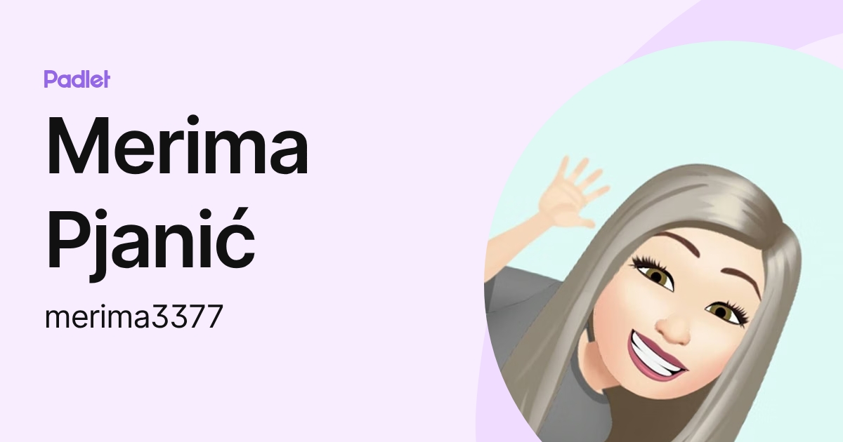 Merima Logo Merima Pjanić (merima3377) profile | Padlet