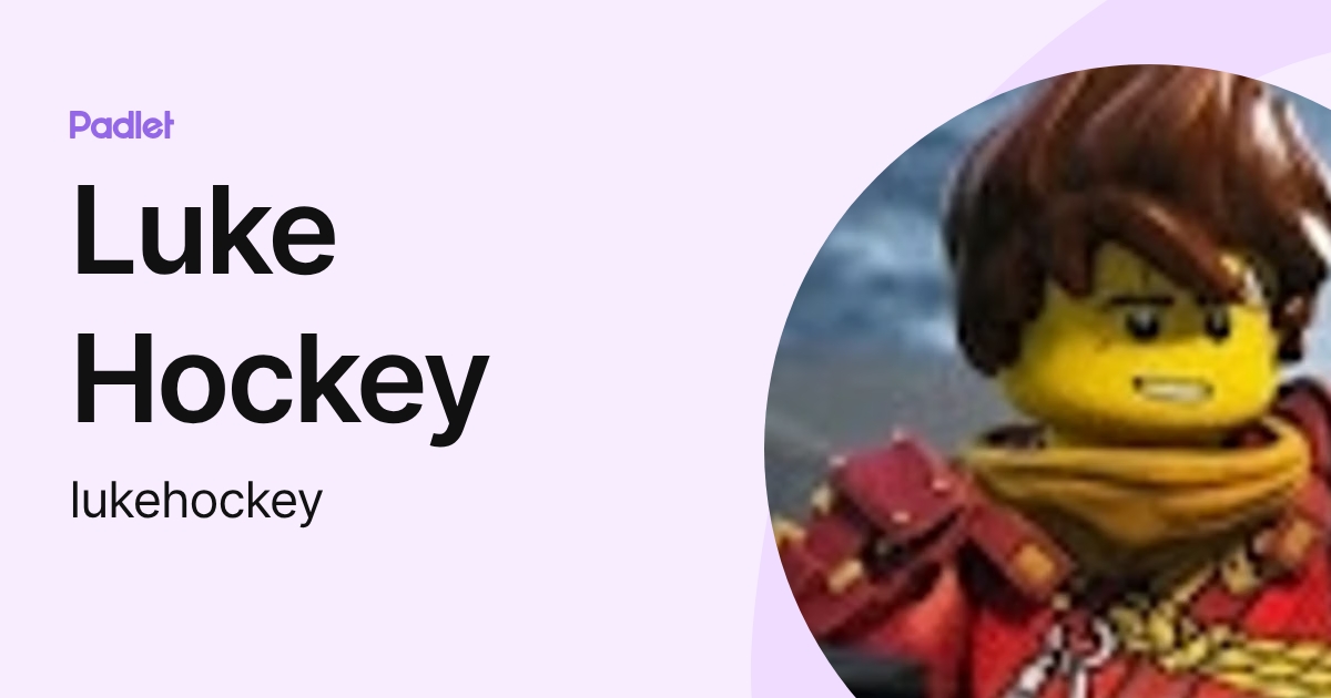 Luke Hockey (lukehockey) profile | Padlet