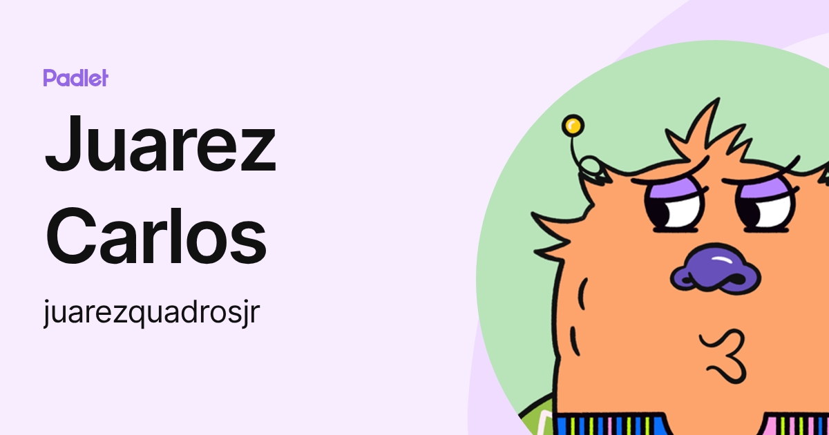 Juarez Carlos (juarezquadrosjr) profile | Padlet