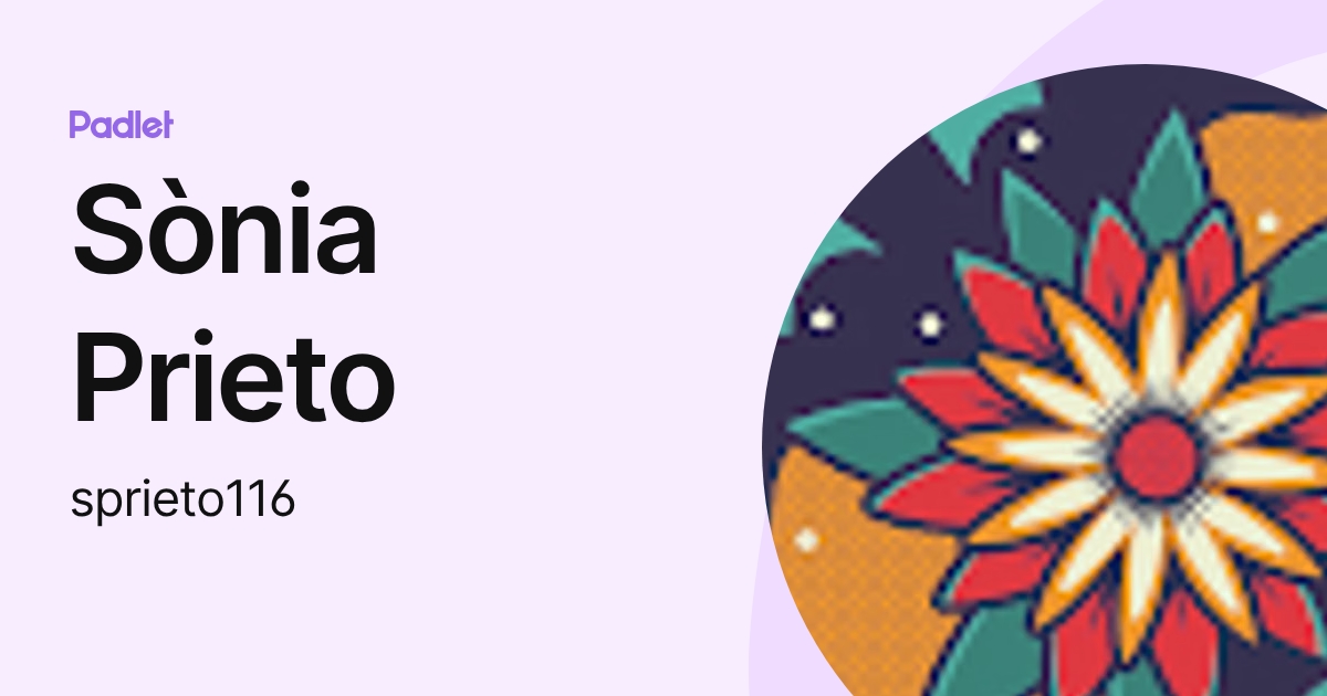 Sònia Prieto (sprieto116) profile | Padlet