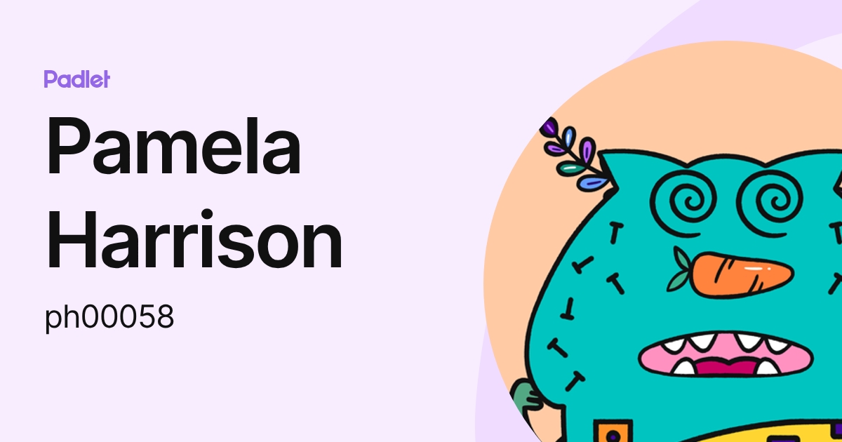 Pamela Harrison (ph00058) profile | Padlet