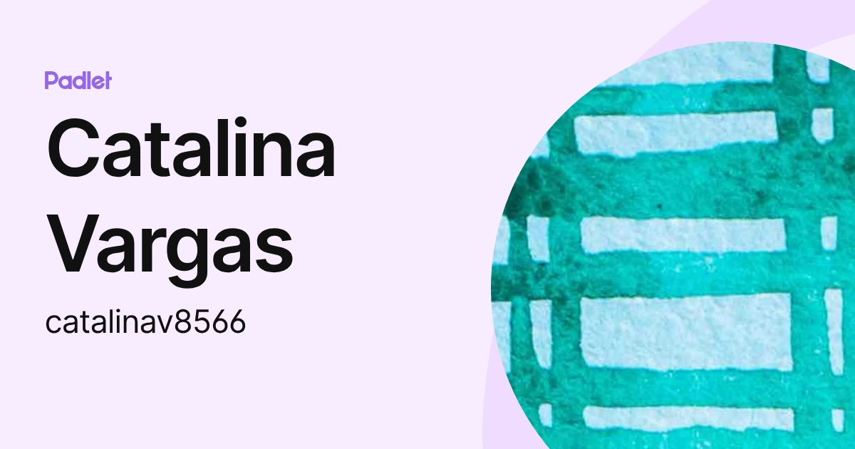 Catalina Vargas (catalinav8566) profile | Padlet