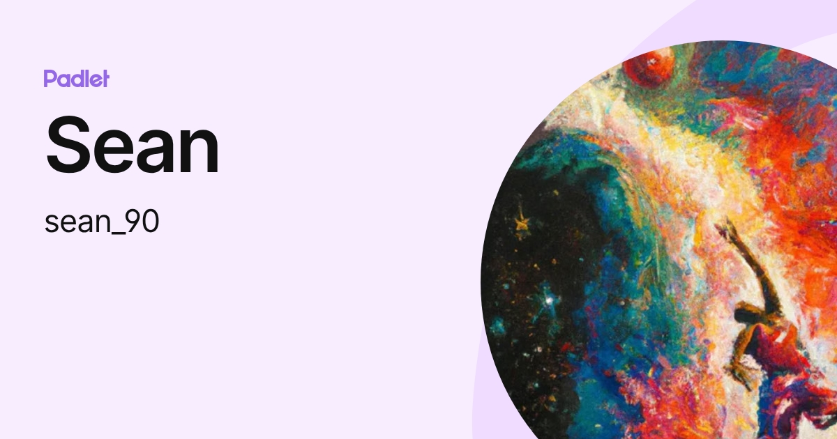 Sean (sean_90) profile | Padlet