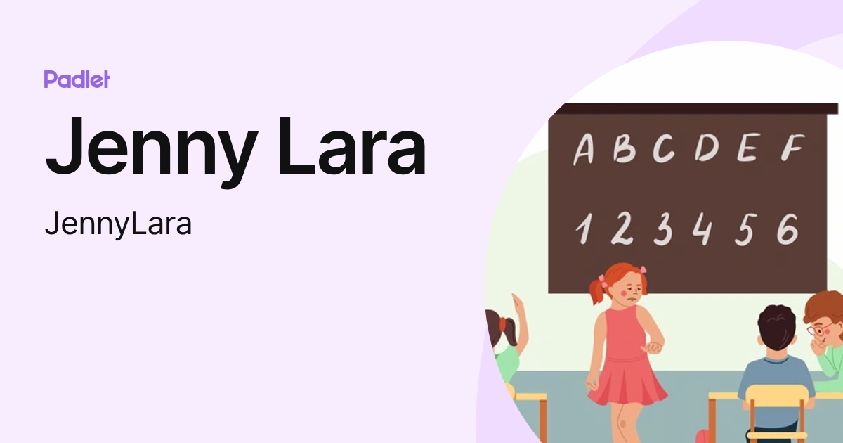 Jenny Lara (JennyLara) profile | Padlet