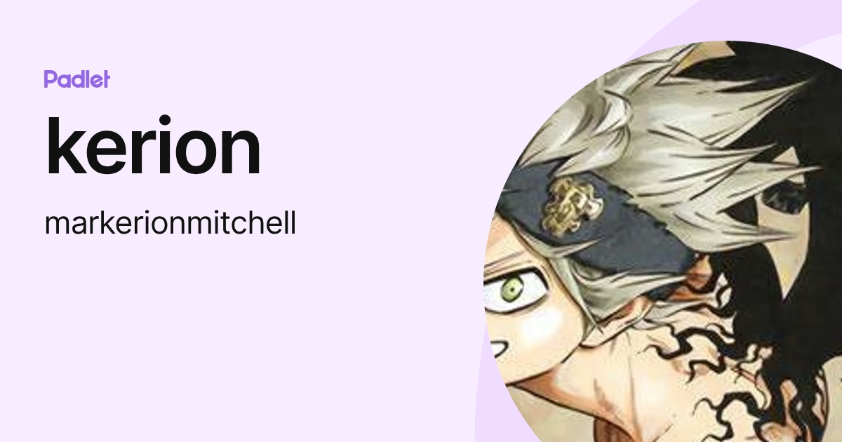 Kerion Lessi kerion (markerionmitchell) profile | Padlet