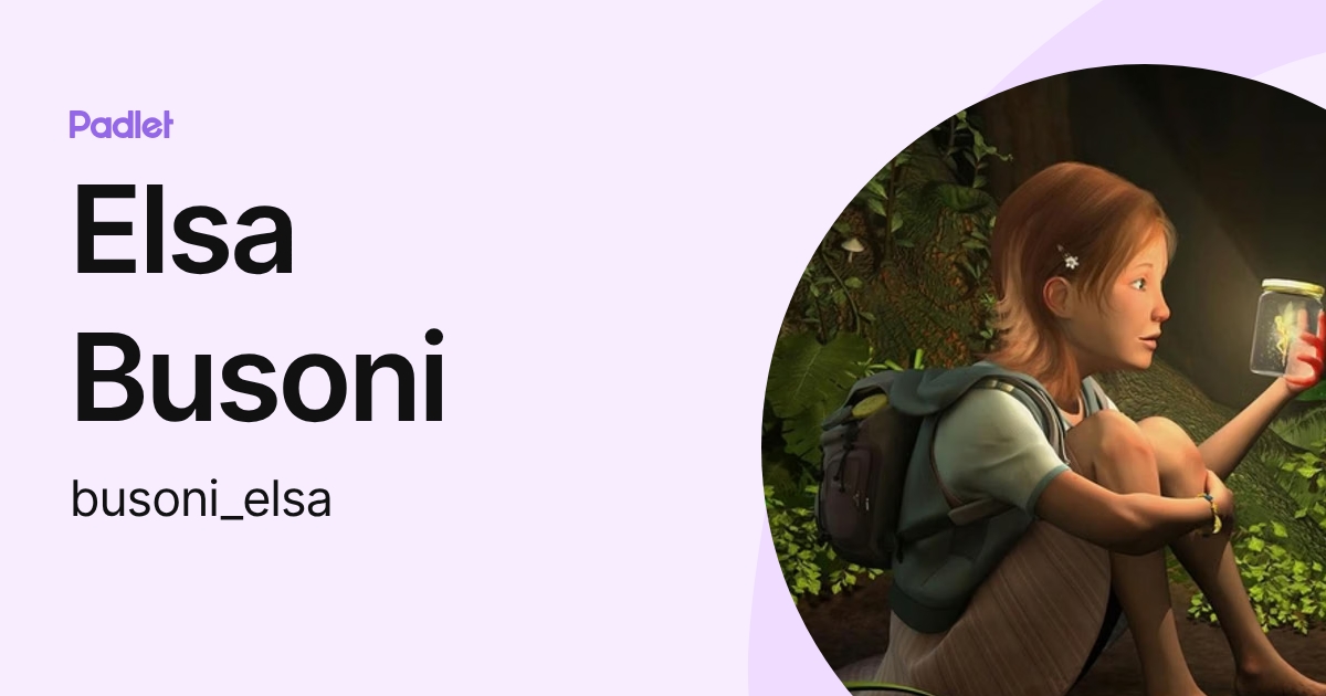Elsa Busoni (busoni_elsa) profile | Padlet