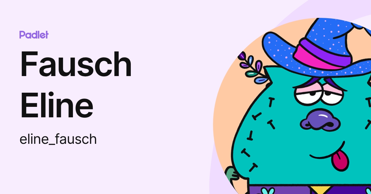 Fausch Eline (eline_fausch) profile | Padlet