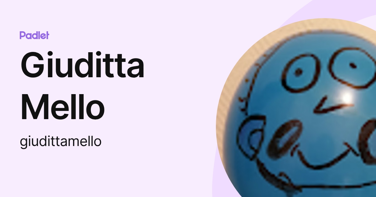 Giuditta Mello (giudittamello) profile | Padlet
