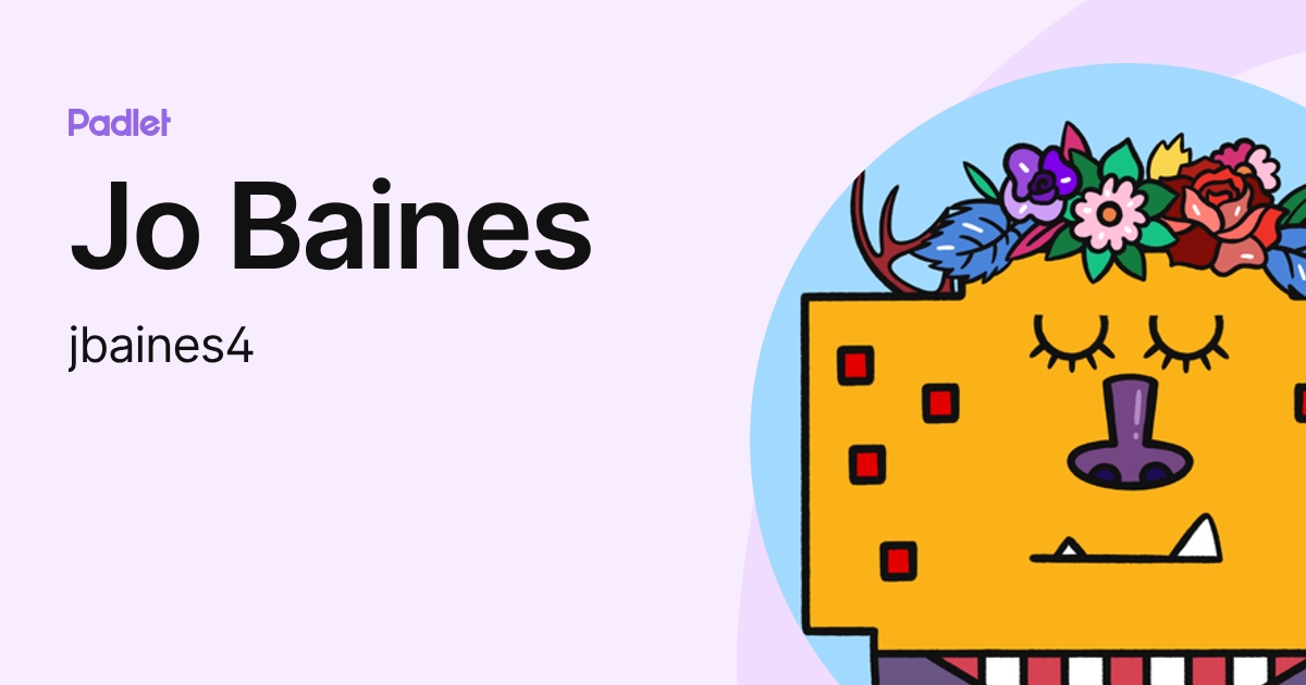 Jo Baines (jbaines4) profile | Padlet