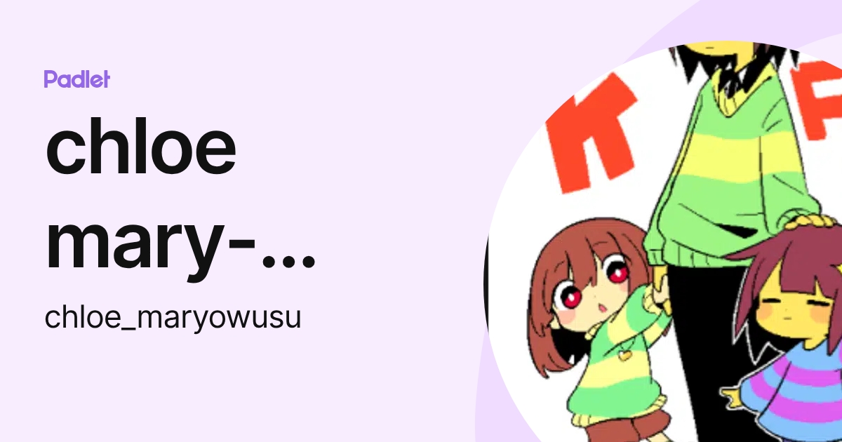 chloe mary-owusu (chloe_maryowusu) profile | Padlet