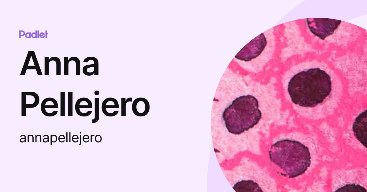Anna Pellejero (annapellejero) profile | Padlet