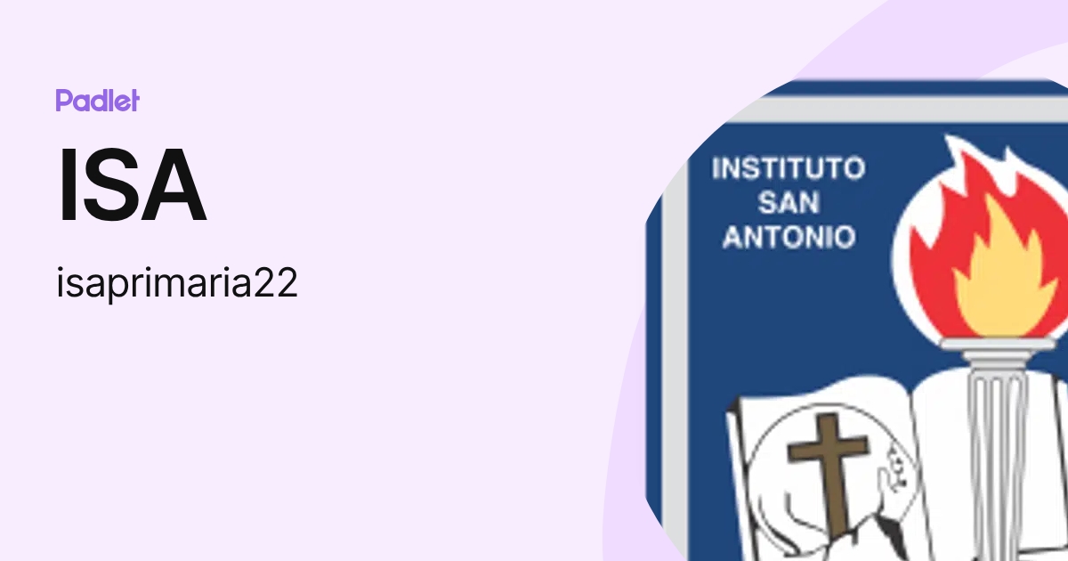 ISA (isaprimaria22) profile | Padlet